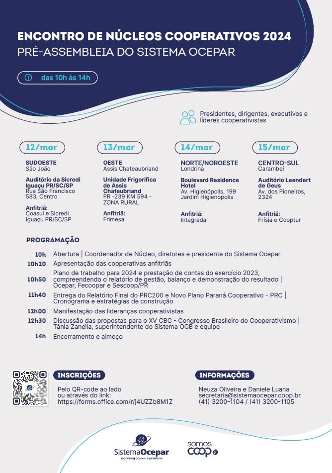 encontros nucleos 04 03 2024