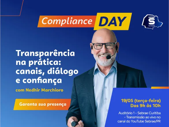 Transparência na prática é tema do Compliance Day nesta terça-feira 