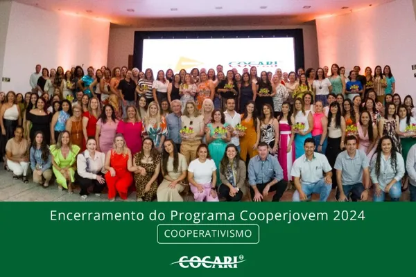 Jantar marca o encerramento do Programa Cooperjovem 2024 na Cocari