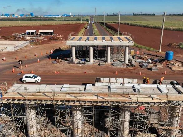 Obras do contorno viário de Palotina chegam a 58%