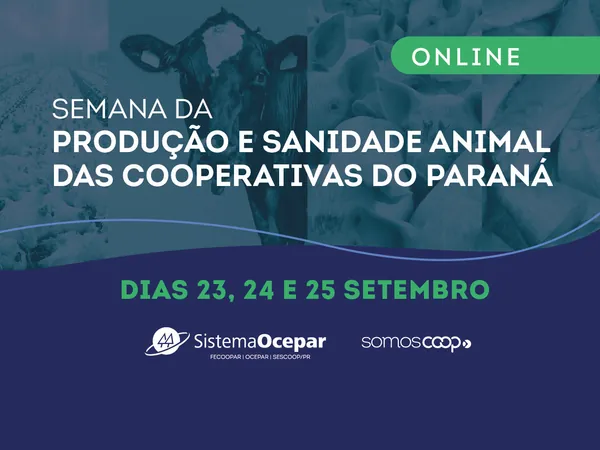 Especialistas vão debater produção e sanidade animal em evento online, de 23 a 25 de setembro