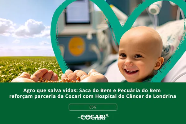 Saca do Bem e Pecuária do Bem reforçam parceria da Cocari com Hospital do Câncer de Londrina