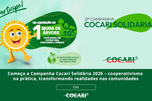 Lançada a Campanha Cocari Solidária 2026 – o cooperativismo na prática, transformando realidades nas comunidades