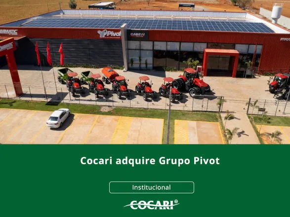 Cocari adquire Grupo Pivot e torna-se uma das maiores redes concessionárias Case IH do Brasil