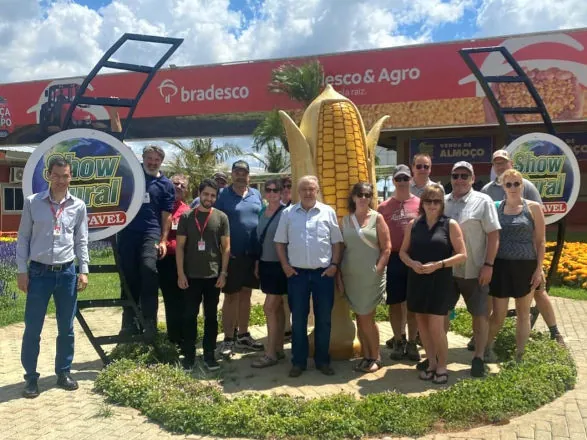 Dilvo recebe dirigentes de cooperativa canadense e fala sobre agro brasileiro