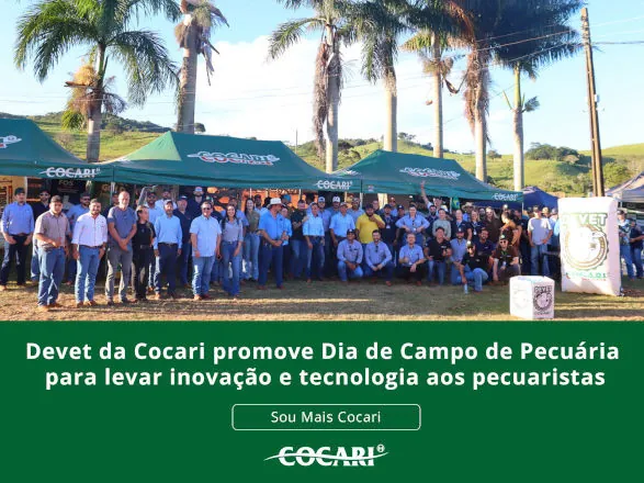 Cocari promove Dia de Campo de Pecuária para levar inovação e tecnologia aos pecuaristas