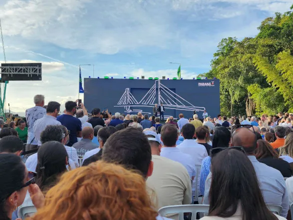 Sistema Ocepar participa da inauguração da Ponte de Guaratuba